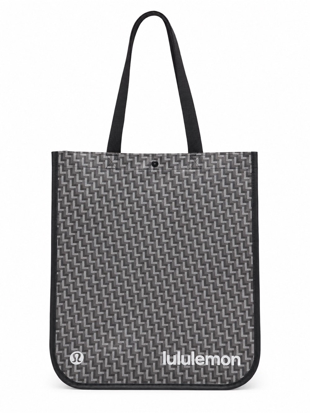 🆕 LULULEMON Reusable Tote Carryall Handbag Shopping Bag L Monogram - Picture 1 of 12